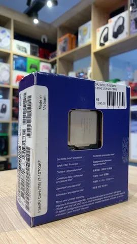 Processador Intel Core i7 10 geração Novo lacrado - Loja Fisica | Até 12x sem juros  - Foto 2