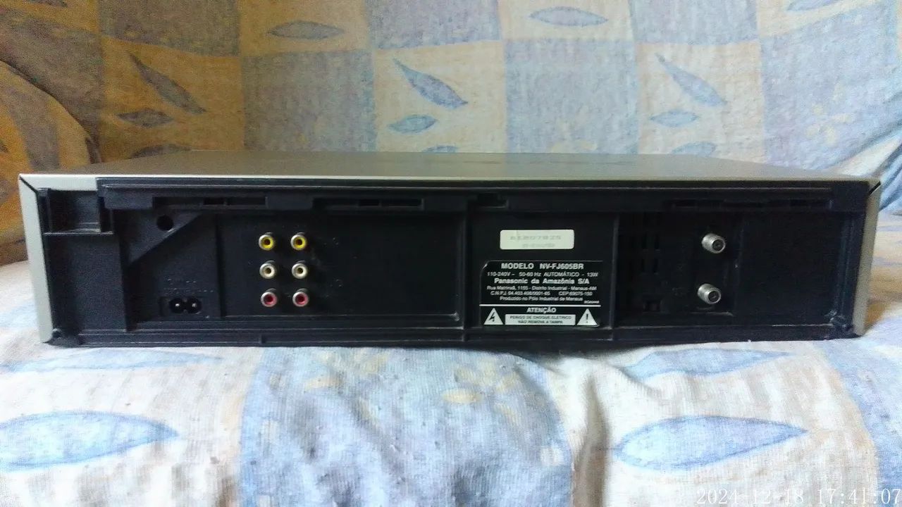 Vídeo Cassete Panasonic 7 cabeças - NV-FJ605 Super Drive - Foto 4
