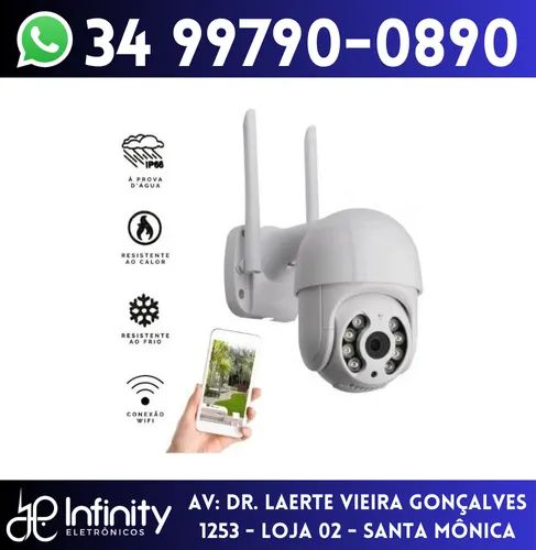 Outdoor WiFi Camera Monitored via Mobile App