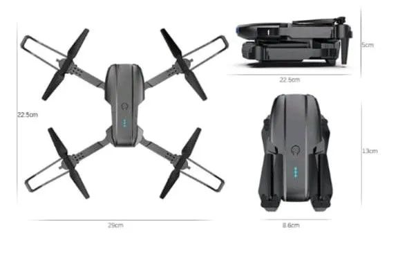 Drone E88 2 câmera  - Foto 4