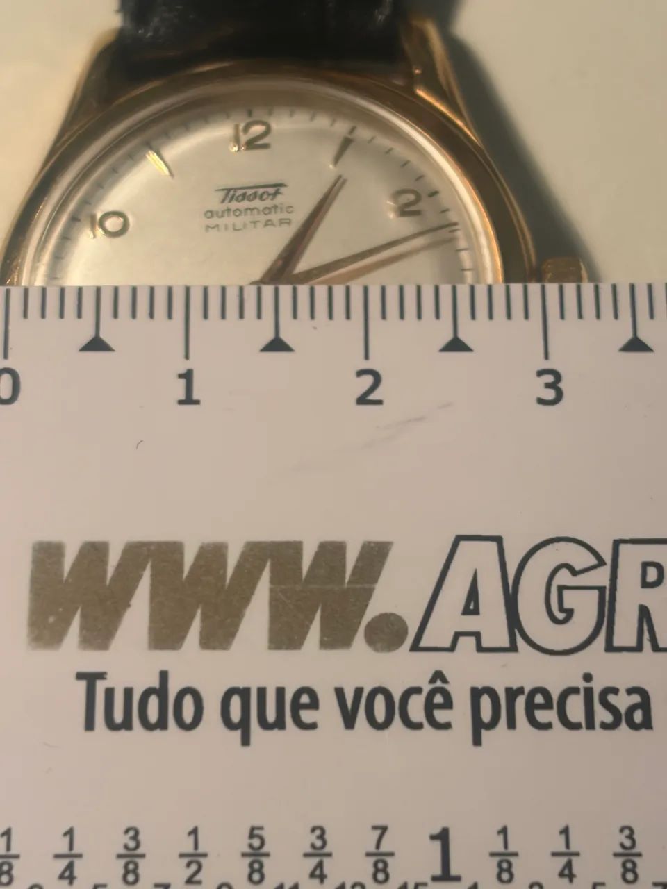 Relógio Tissot Militar Automático Vintage - Foto 2