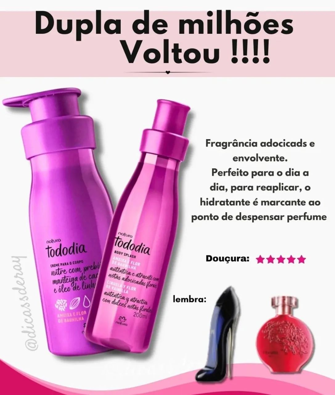 Tododia Ameixa e Flor de Baunilha Natura - Foto 3