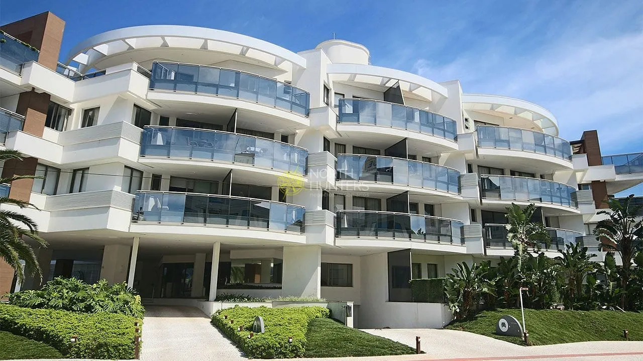 Apartamento com 3 dormitórios para temporada, 110 m² - Jurerê Internacional - Florianópoli