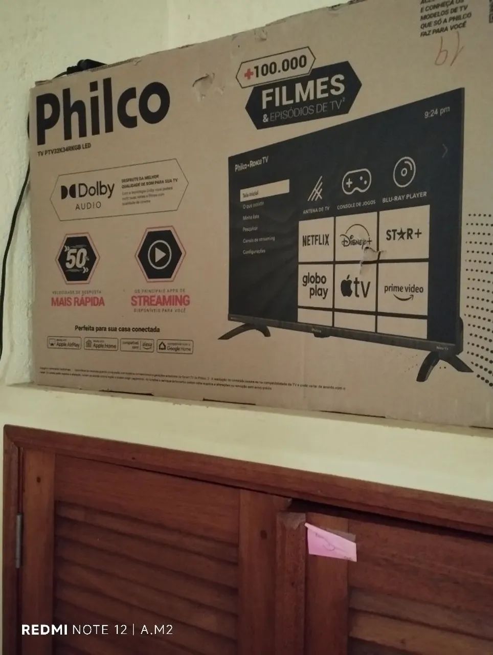 SMART TV Philco 32 polegadas - LACRADA + NOTA + ENTREGA GRÁTIS  - Foto 3