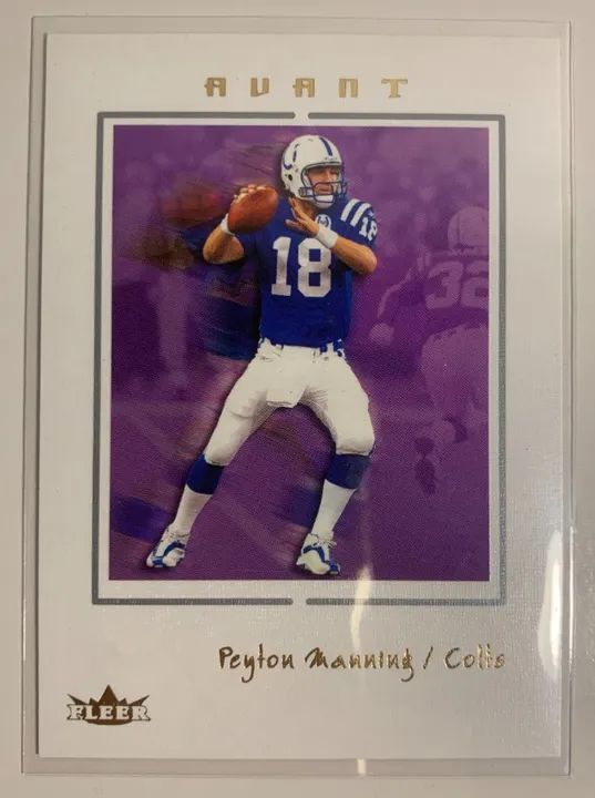 2 Cards Peyton Manning + Emmitt Smith - Coleções Diferenciadas NFL Colecionador
