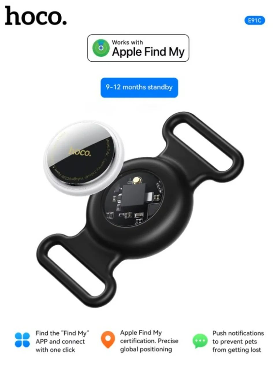 Rastreador Hoco para iPhone SmartTag Localizador