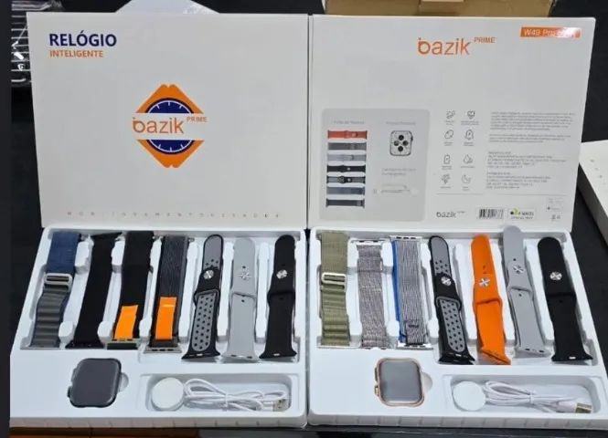 Relógio Inteligente Smartwatch 7 Pulseiras Bazik