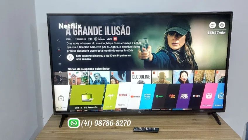 Tv Smart Lg 55 pol /Full HD/ LJ5550- Favor leia o anúncio.