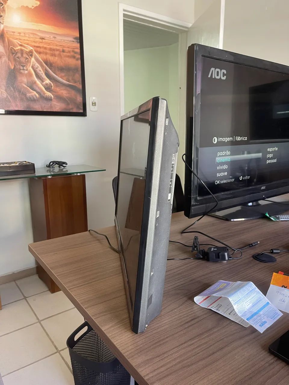 TV LCD AOC 32 Polegadas Em Perfeito Estado - Foto 2