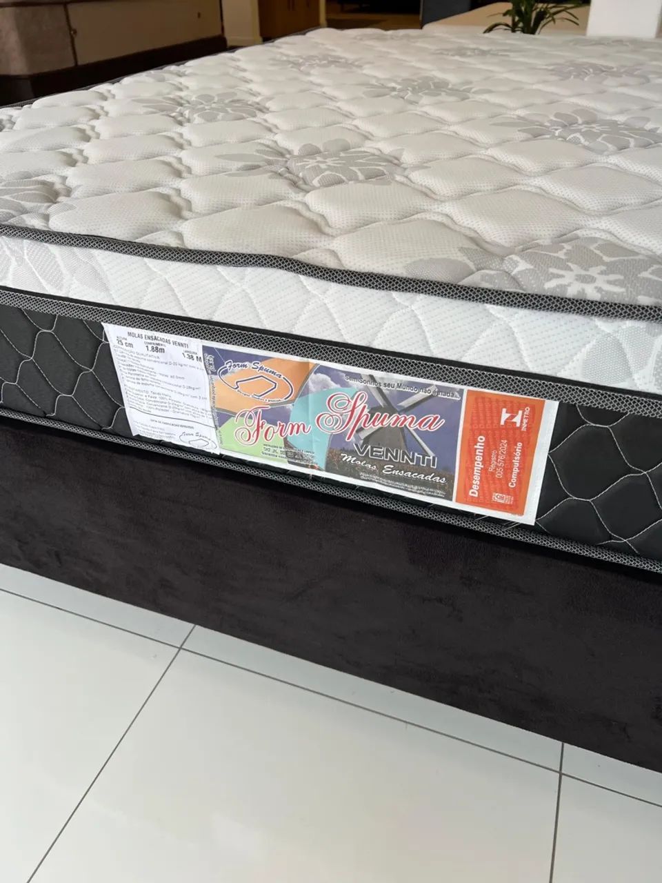 Colchão de Casal NOVO COM BASE - ENTREGA GRÁTIS! - Foto 5