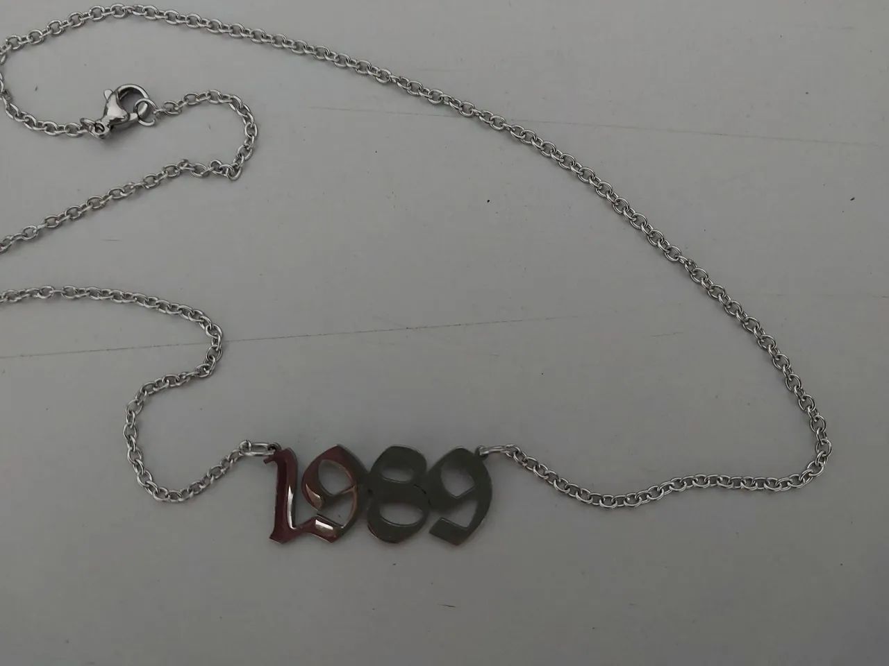 Cordão de aço pingente 1989