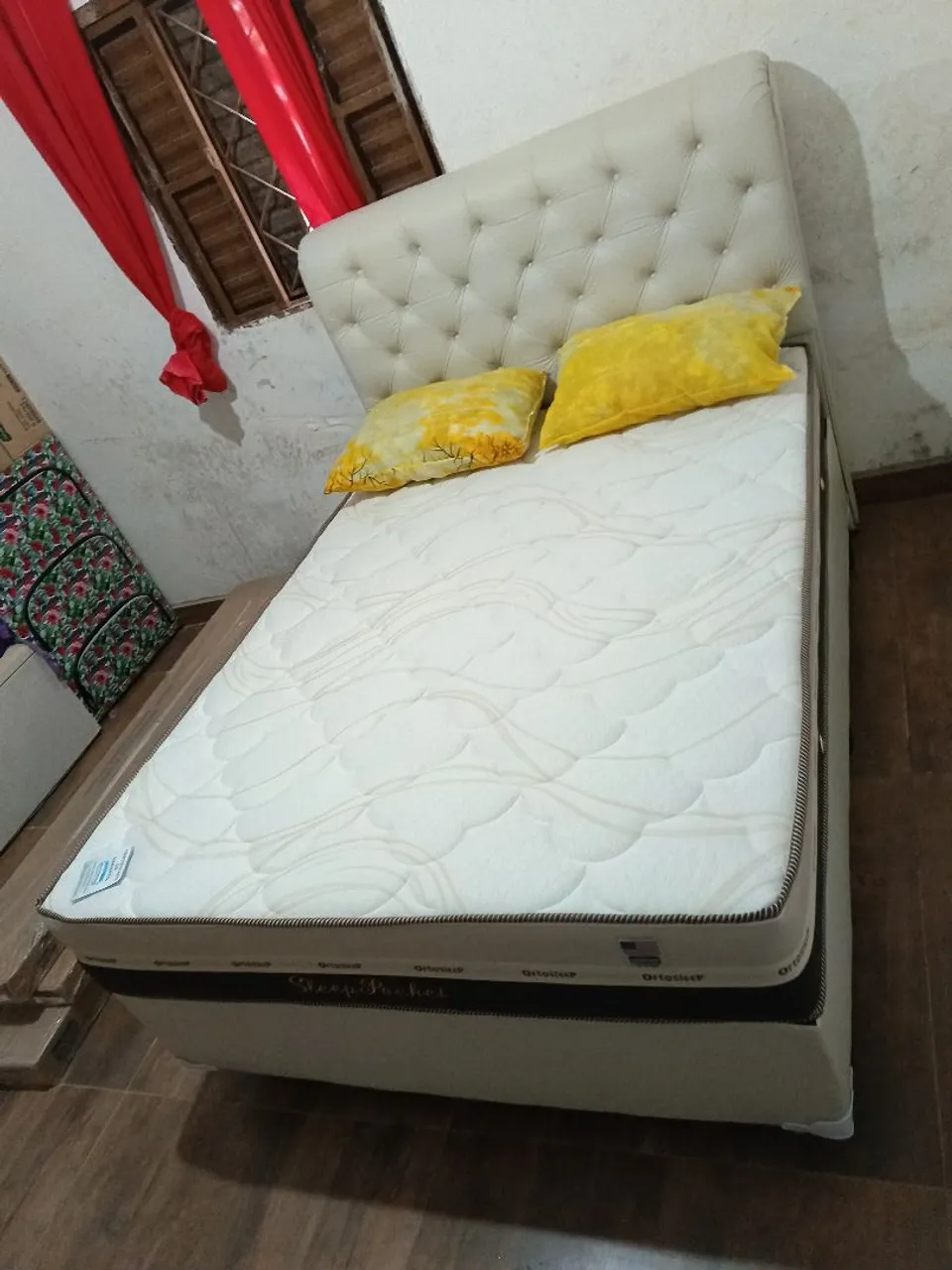Cama casal completa grátis travesseiro e entrega