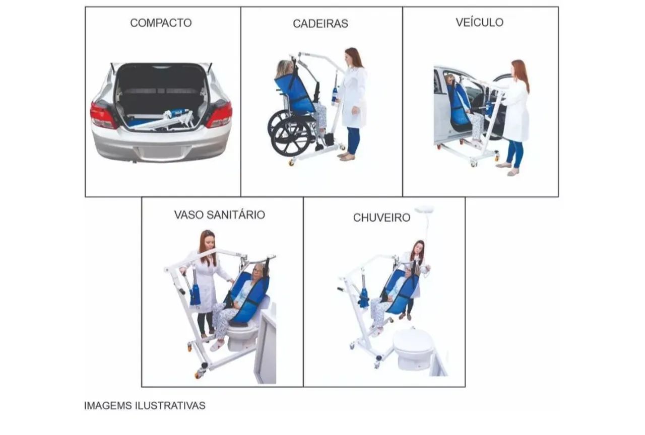 Guincho Hidráulico para deficientes e acamado aceito cartão - Foto 6