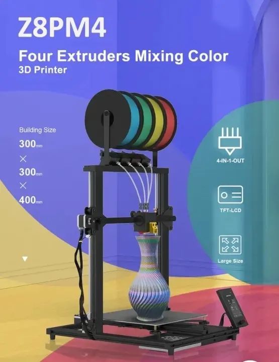 Impressora 3D Colorida Zonestar Z8P PRO - Foto 4