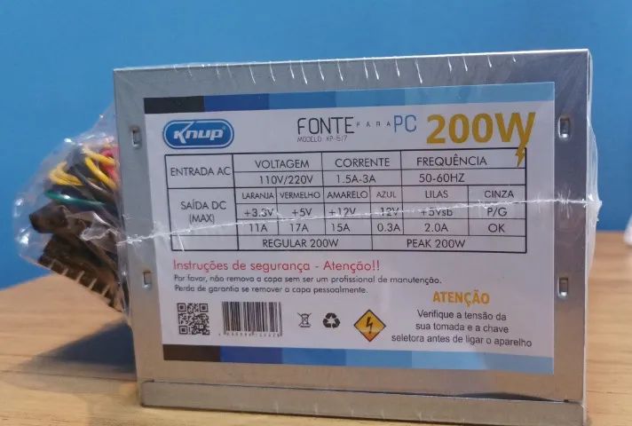 Fonte ATX para PC Potência 200W - Foto 3