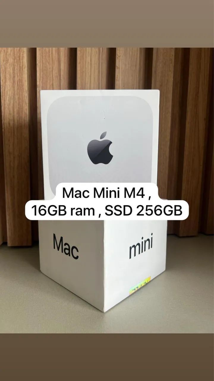 Mac Mini M4 , 16GB + 256GB - Computadores e Desktops - Turu, São