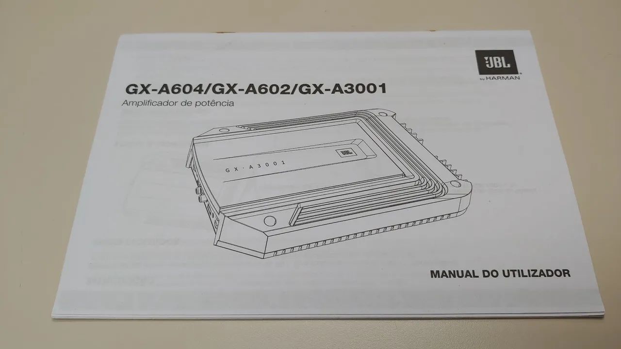 Amplificador Gxa604 JBL Amplificador Auto GXA-604