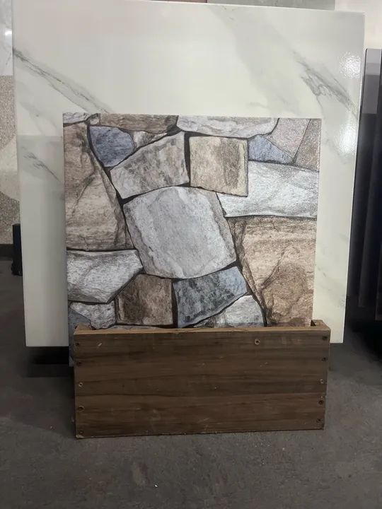 Revestimento Cerâmico Pedra - Estilo Moderno