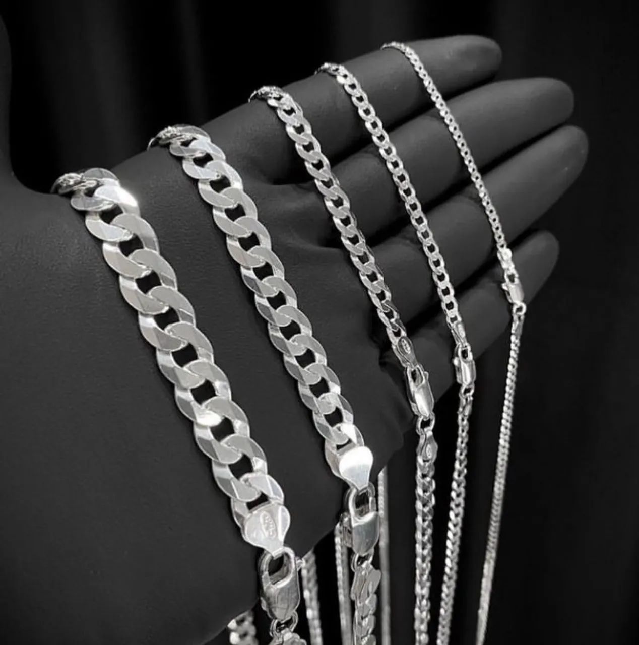 Correntes de Prata 925 