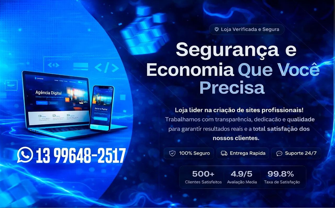 Crio Sites Profissionais a partir de R$250,00!