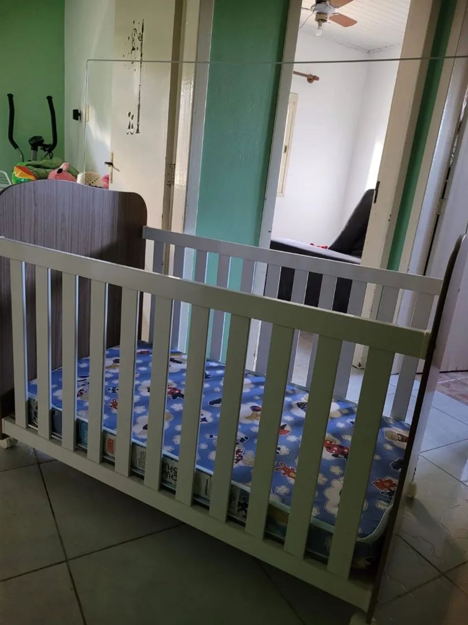 Berço infantil criança c/colchão ortobom 