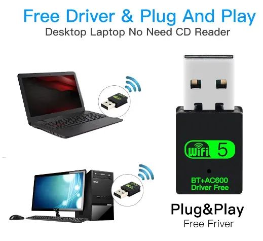 Adaptador USB Wifi+Bluetooth Dual Band - Foto 2