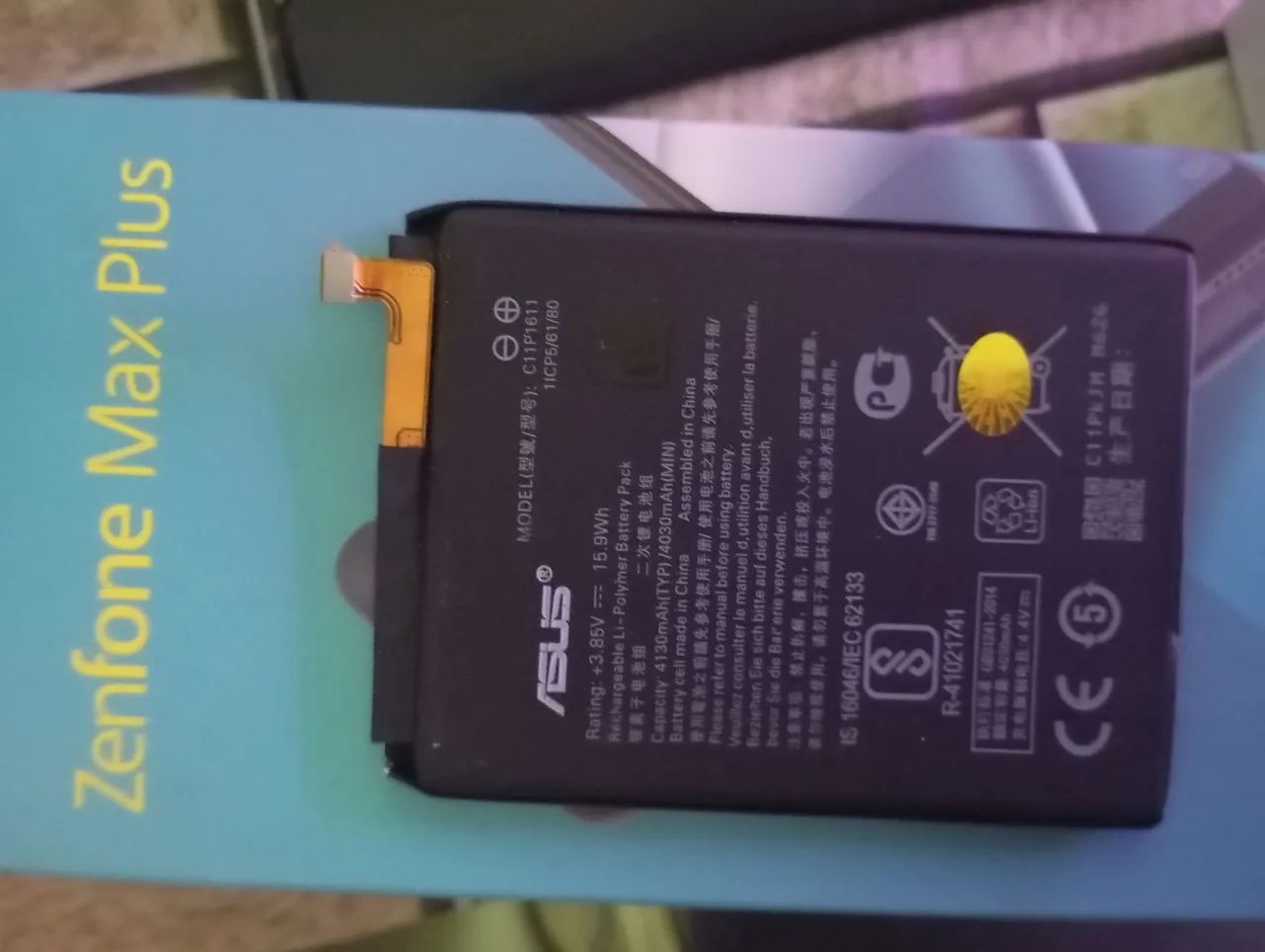 Bateria Original Asus Zenfone Max Plus m1 zb570tl (x018d)