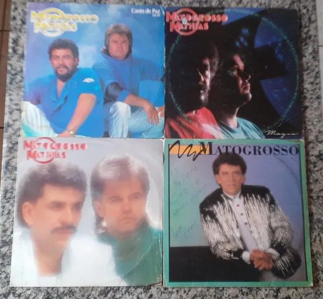 Lps - Matogrosso & Mathias - lote com 04 discos de vinil