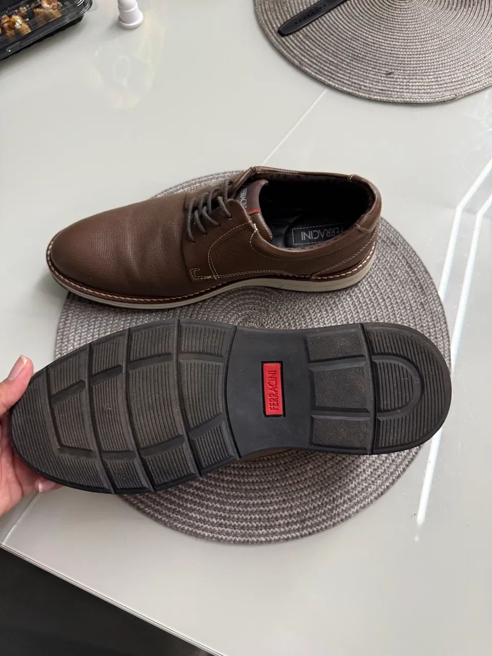 SAPATO FERRACINI MASCULINO TABACO KINGSTON - Foto 4