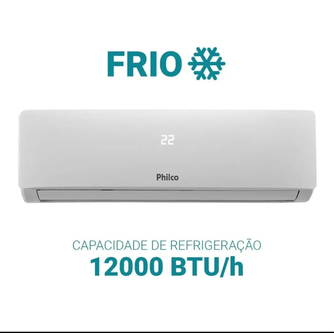 Ar Condicionado Split Hi Wall Philco 12000 BTU/h Frio