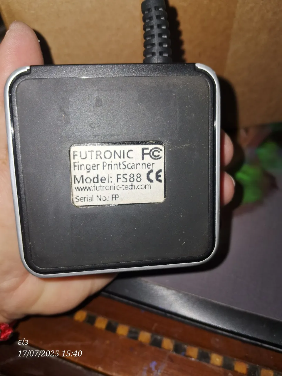 Scanner de Digital Futronic FS88 - Periférico de Computador