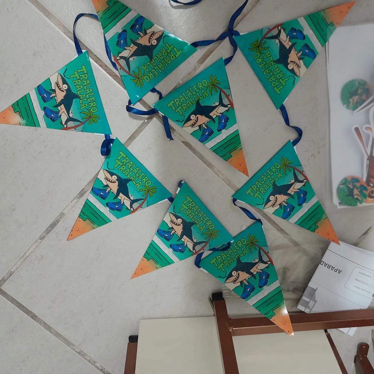 Kit aniversário, tema: Brainrot do Roblox