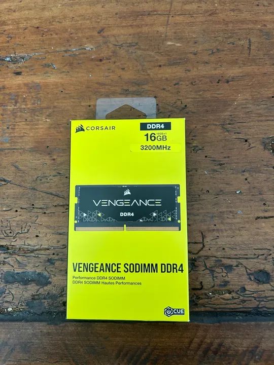 Memória RAM Corsair Vengeance SODIMM DDR4 16GB 3200MHz