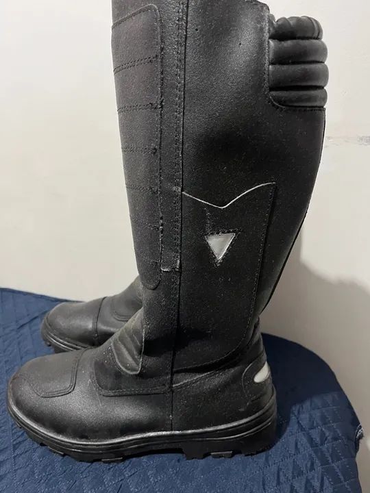 Bota de Motociclista Preta