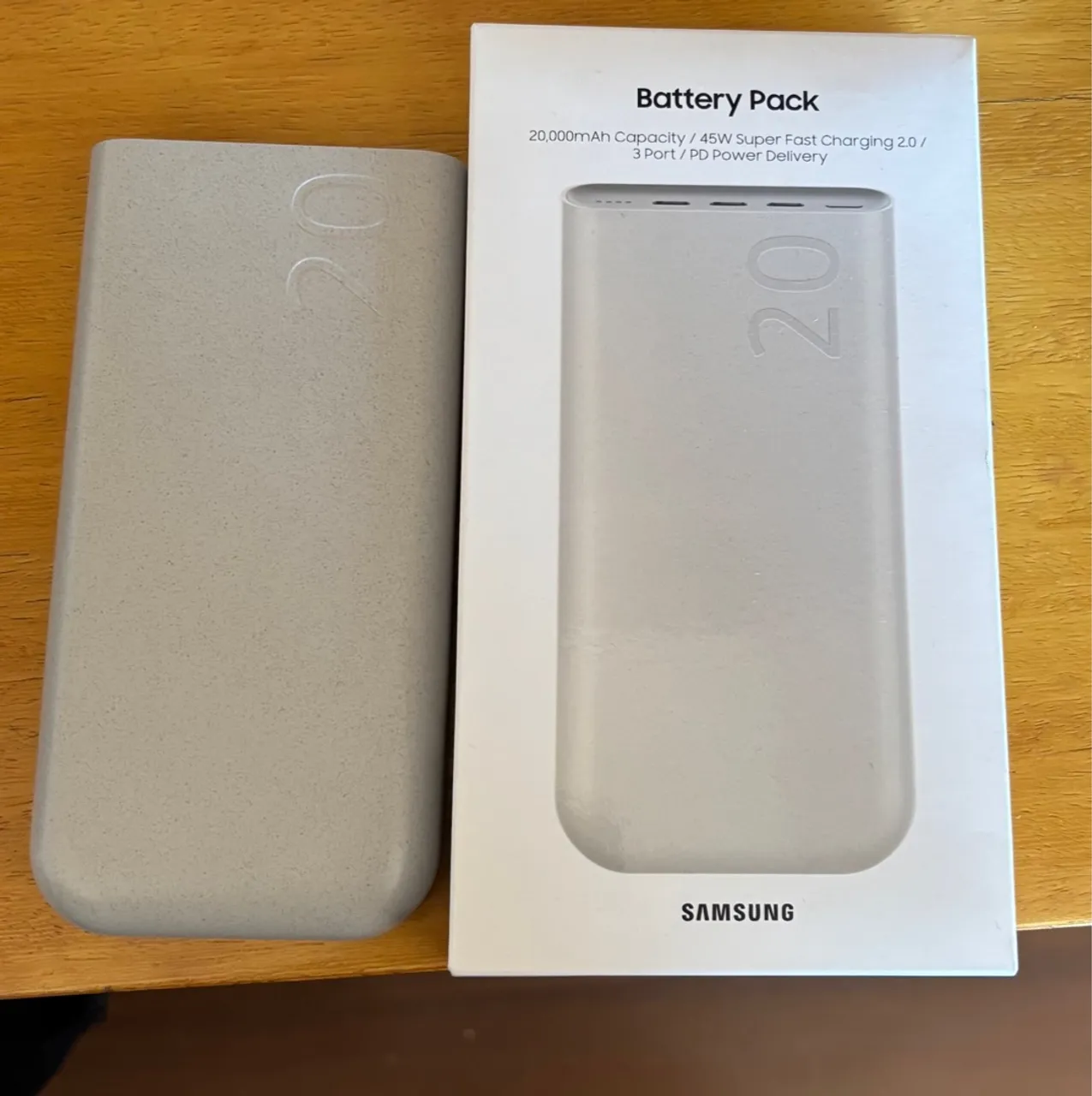 Carregador Portátil Samsung 20.000mAh - 45W