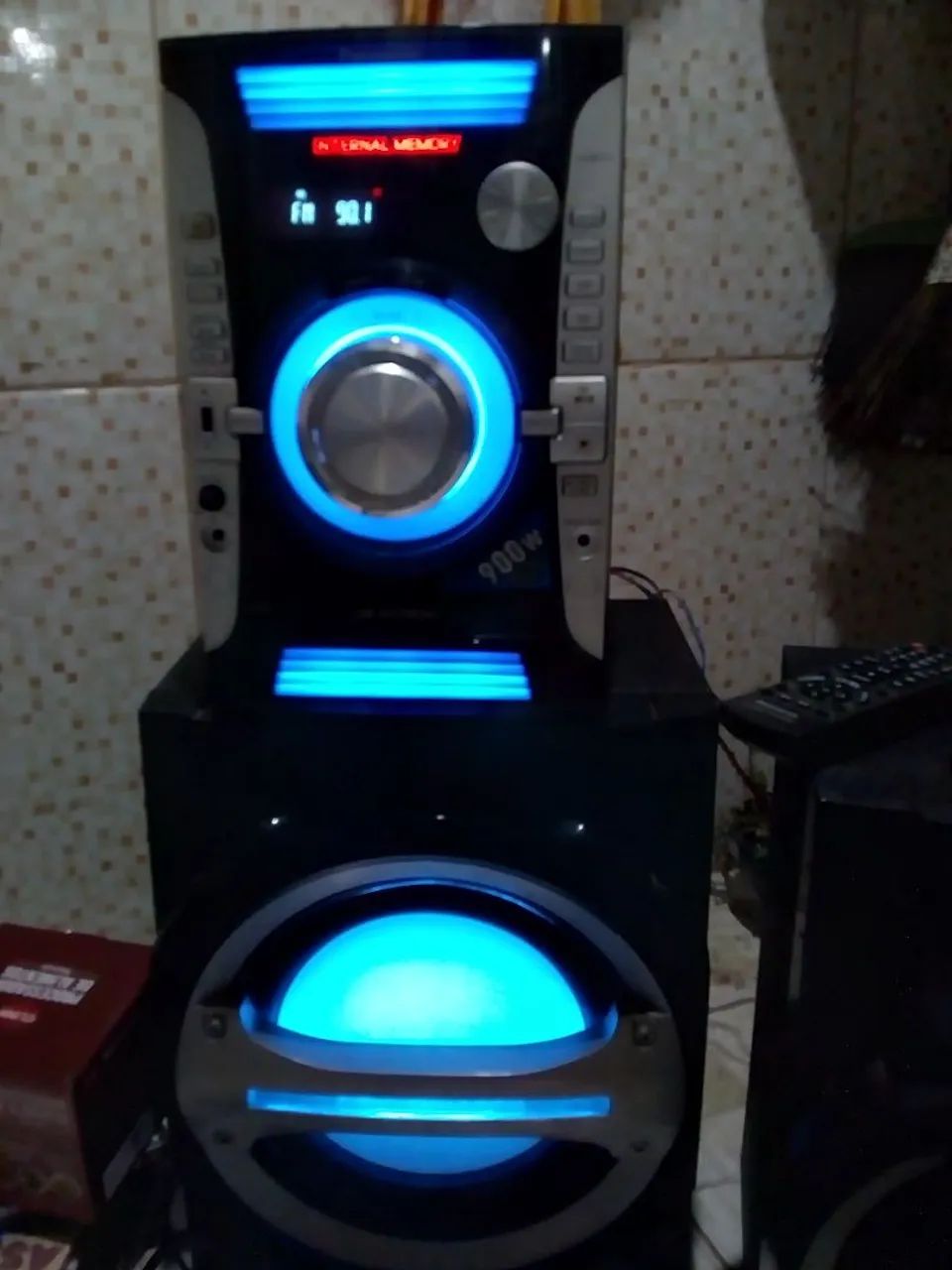 Caixa de Som Panasonic com Super Woofer - Foto 3