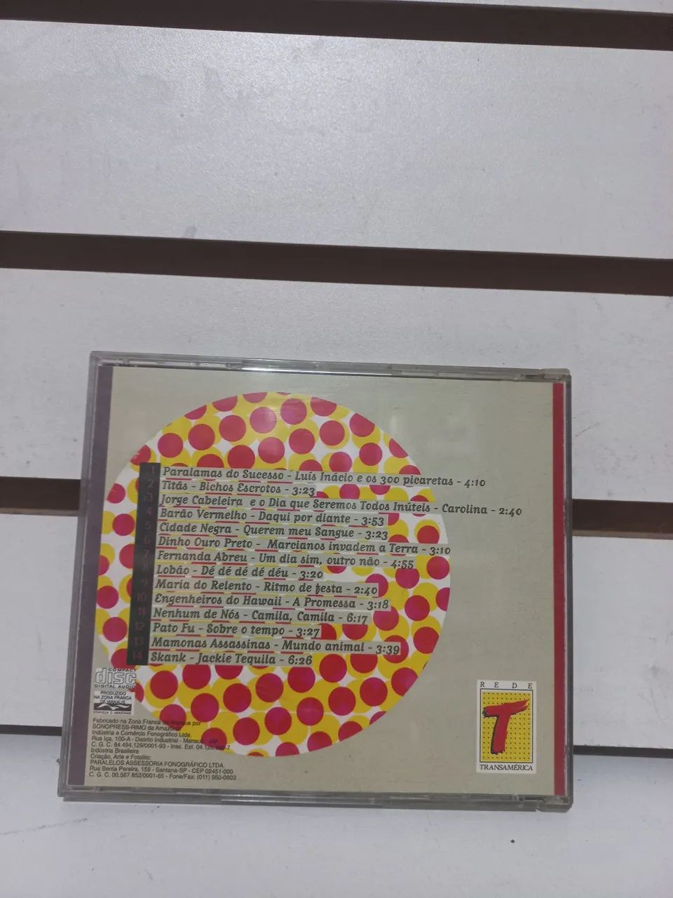 Cd Estúdio ao vivo Transamérica  - Foto 2