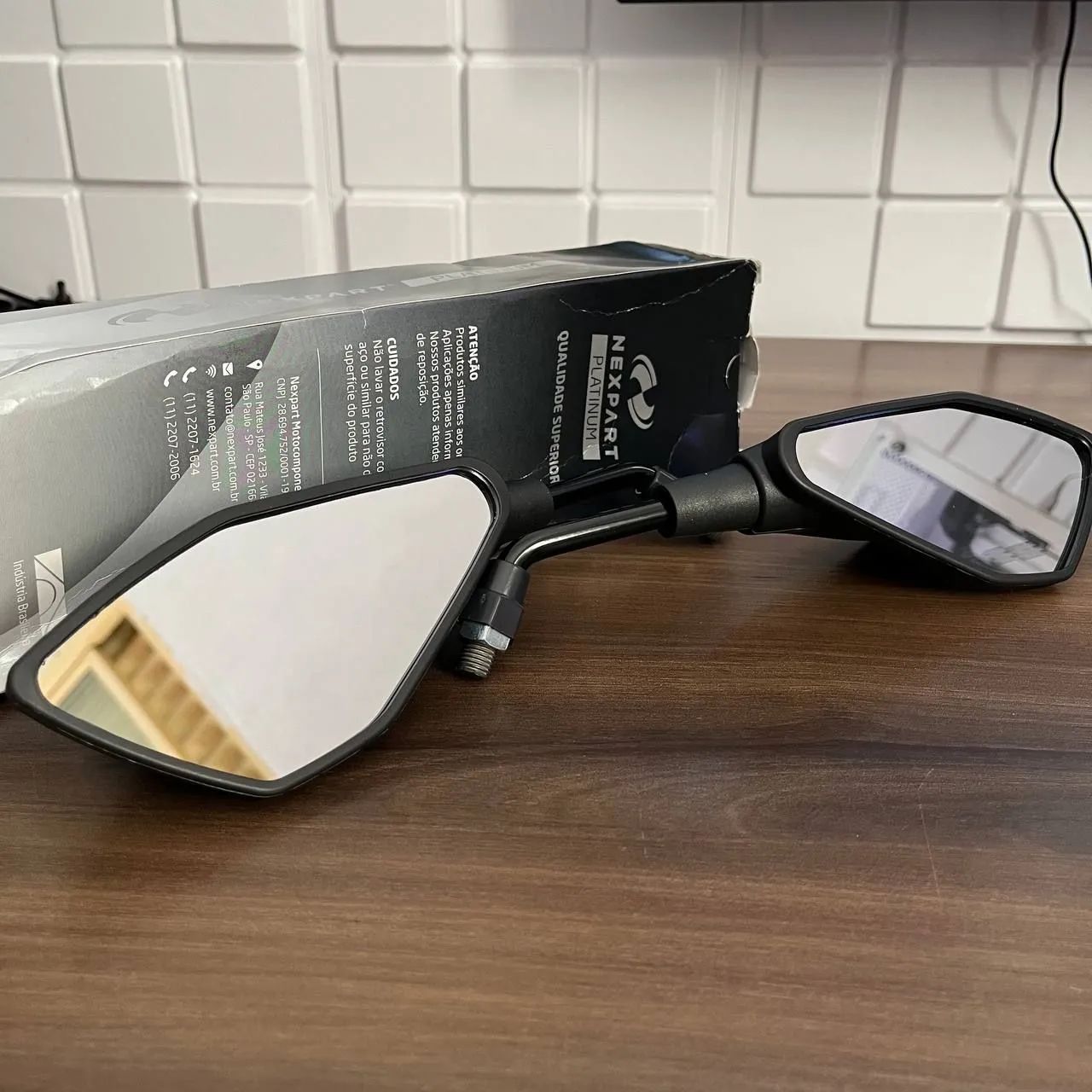 Retrovisor para Motos Honda  160/biz/cg /bros/xre/cb? - Foto 2