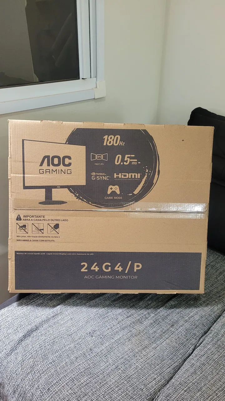 Monitor Gamer AOC 24Pol. Full HD 180hz