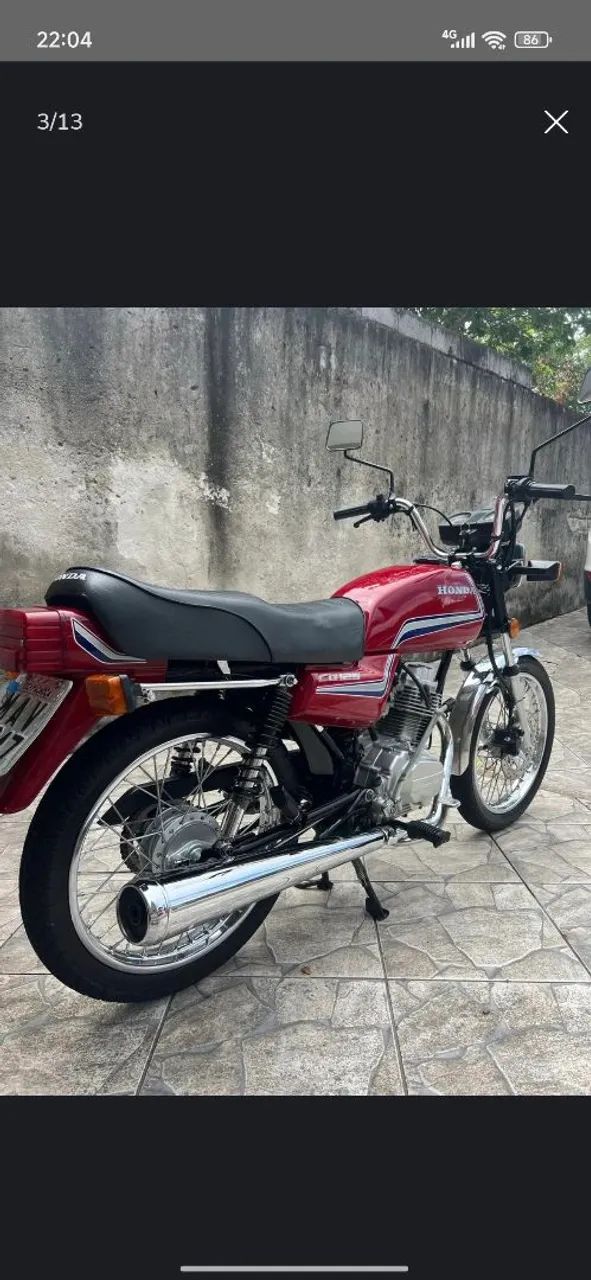 Honda CG 125 vermelha  - Foto 13