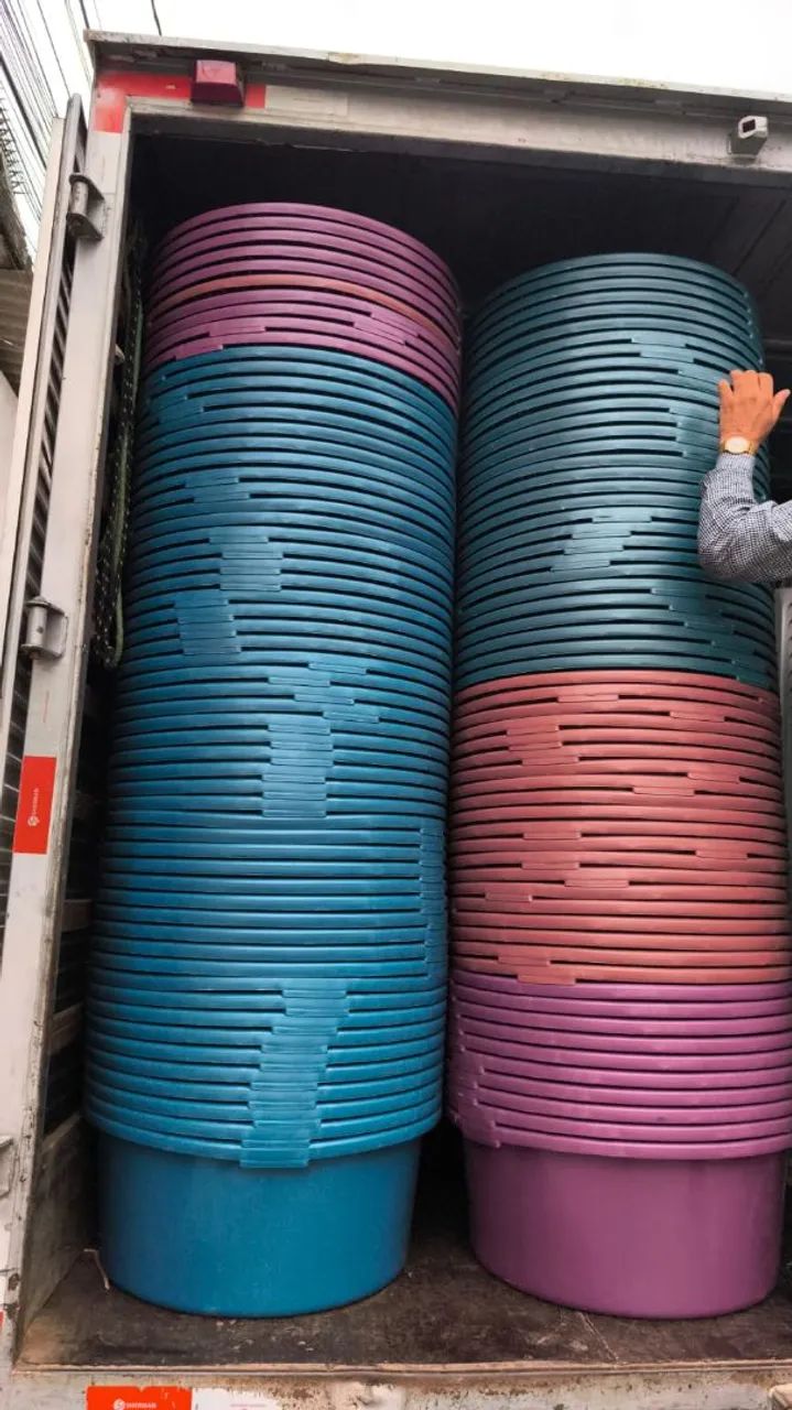 Bacia de plástico gigante 80 litros 