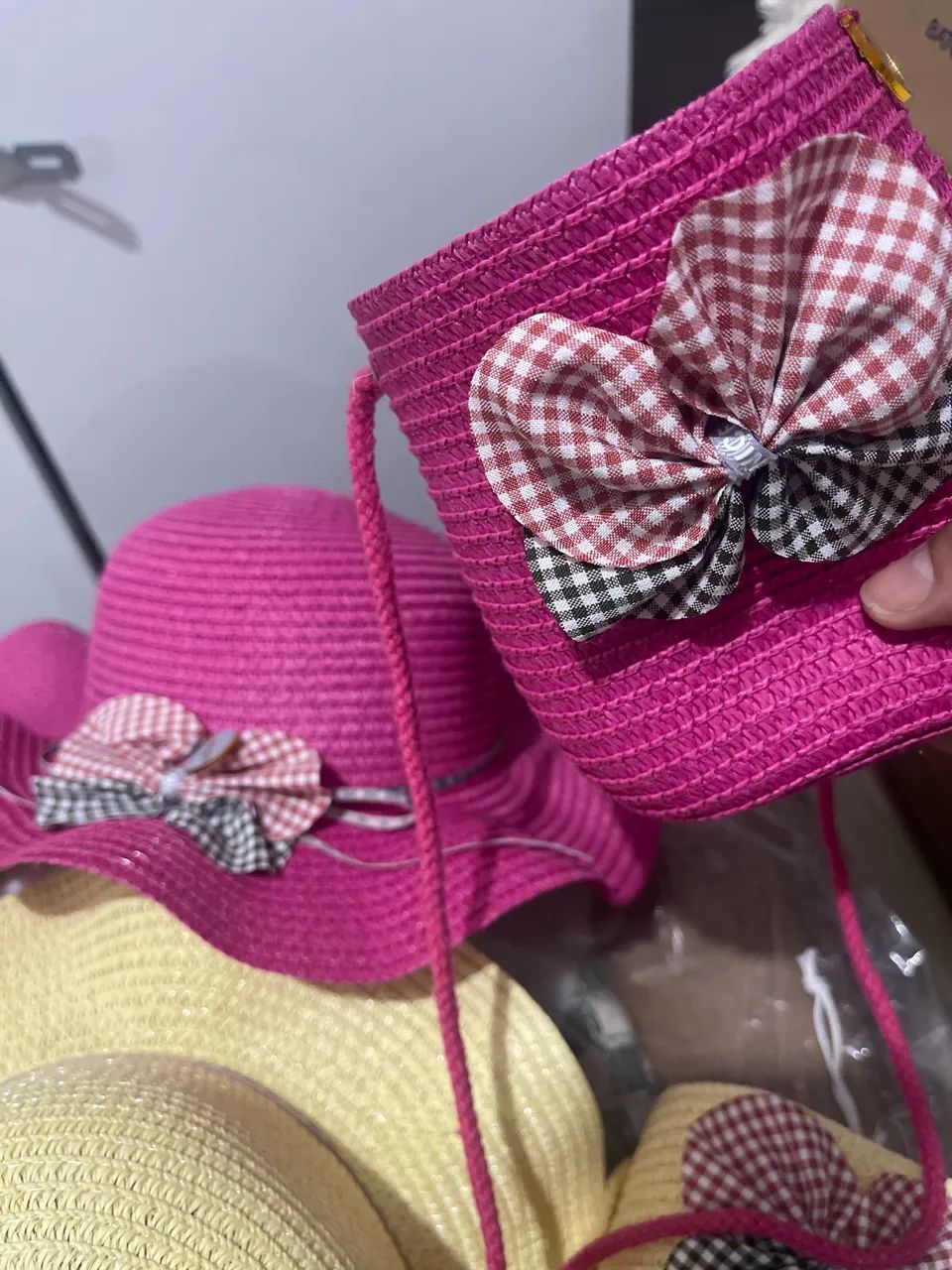 Kit menina chapéu e bolsa - Foto 3