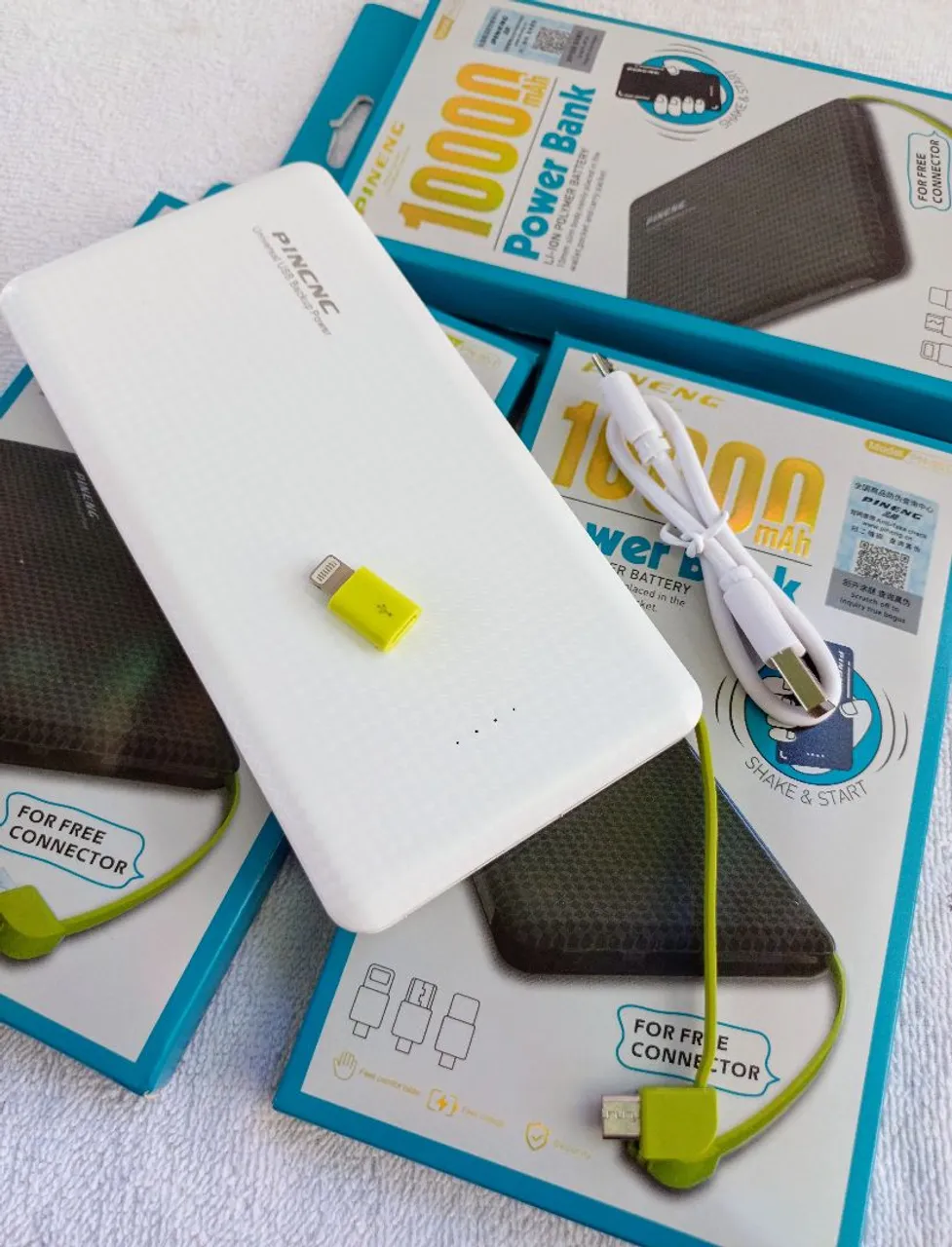 Carregador Portátil 10000mAh - Novo - Entregamos