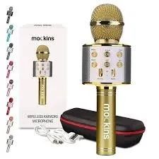 Microfone Bluetooth S/ Fio Infantil Youtube Karaokê Muda Voz  - Foto 4
