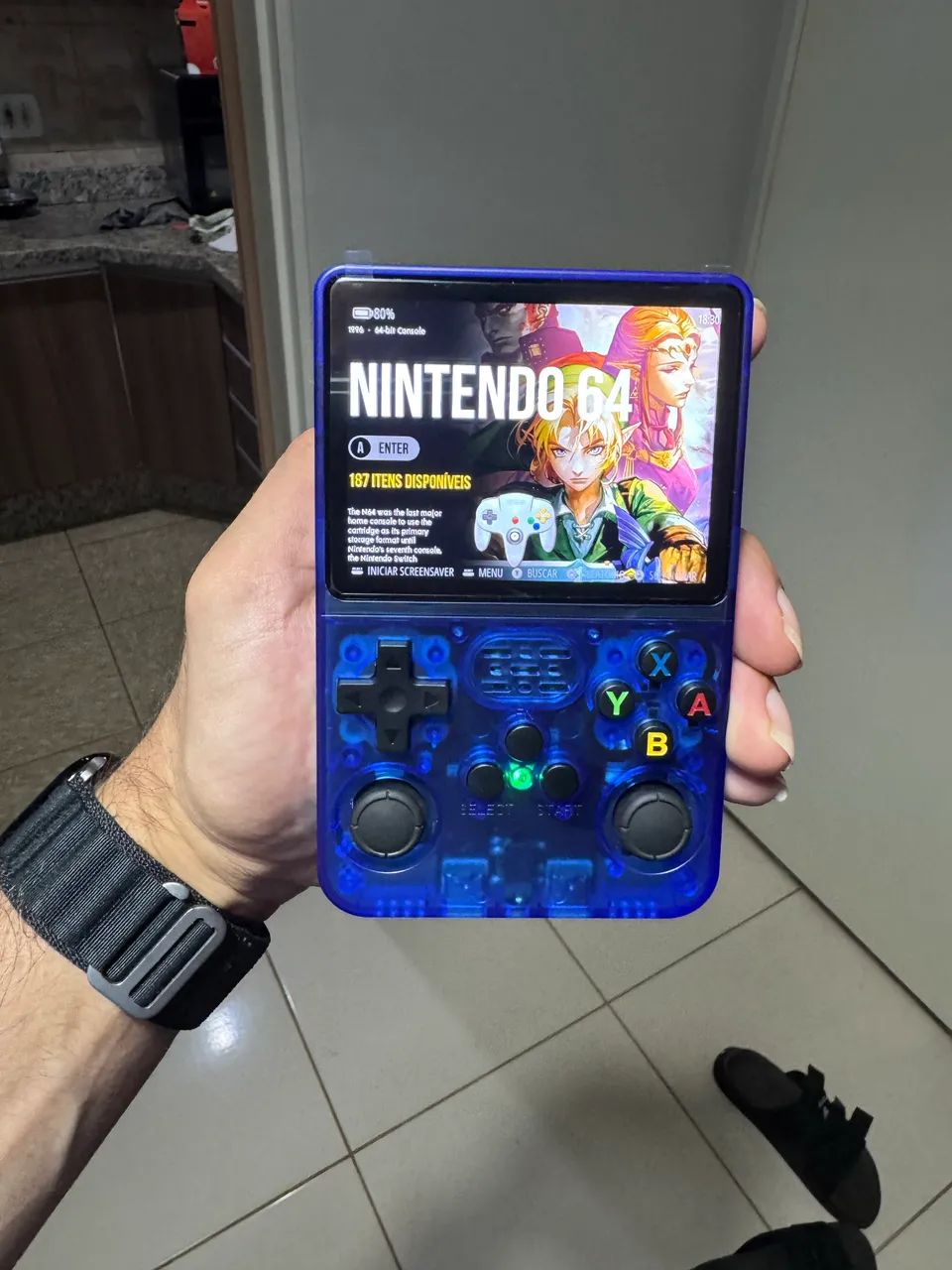 R36s ORIGINAL (NOVO NA CAIXA) Console Portátil Retrô 