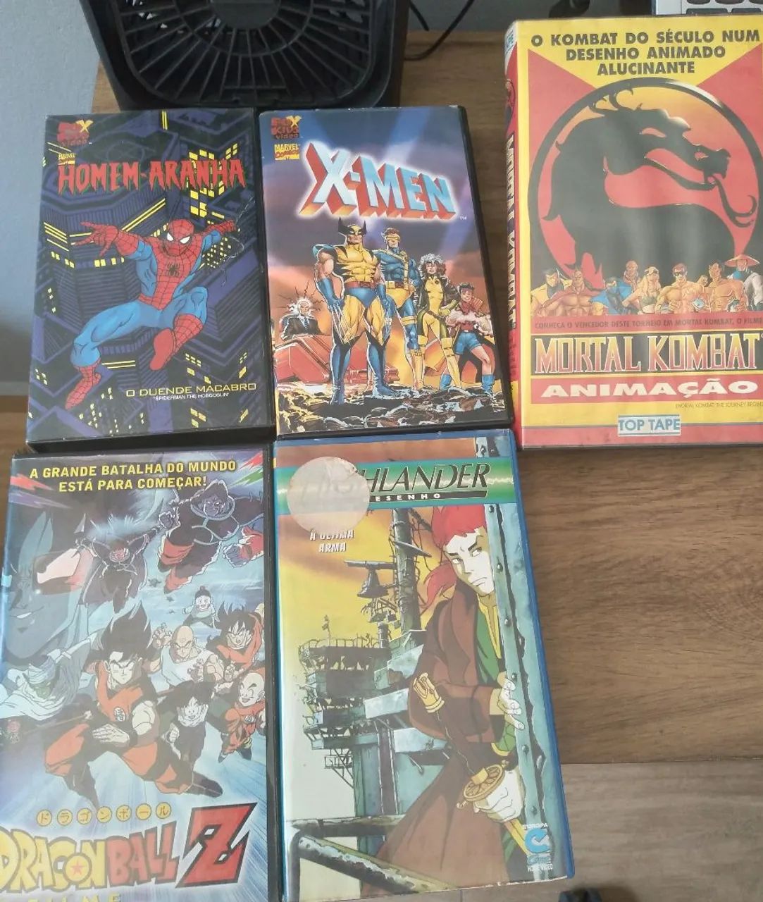 Coleção VHS para colecionadores - X-Men, Spiderman, Highlander, Dragon Ball, Mortal Kombat - Foto 2