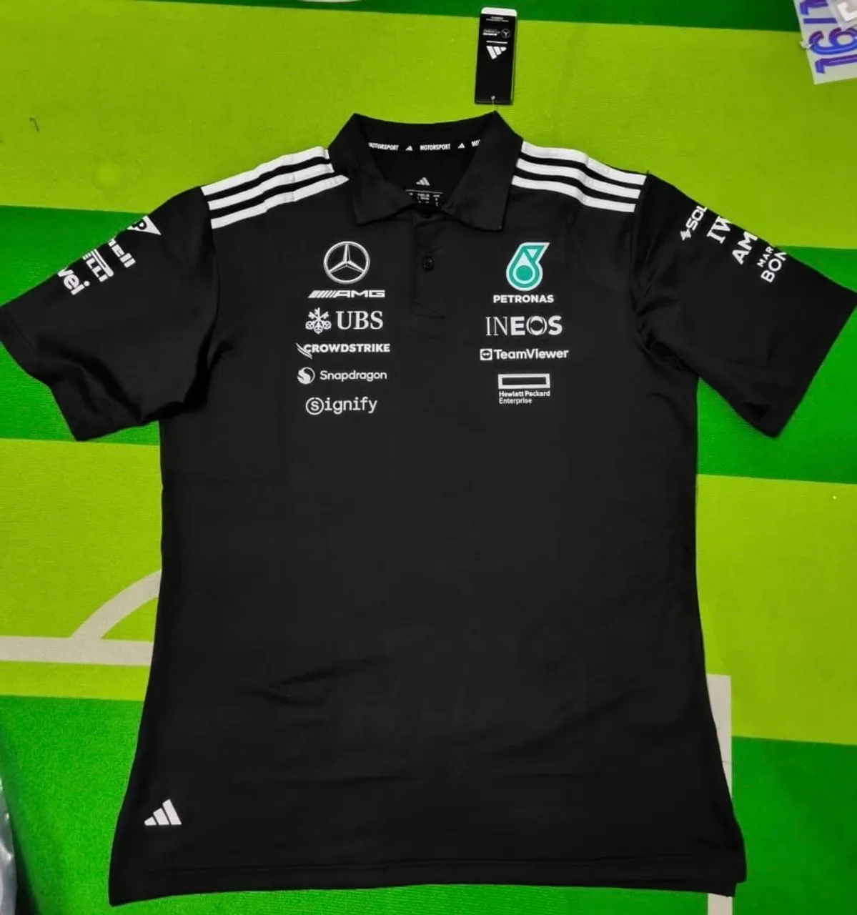 Camisa Polo Mercedes AMG Petronas F1 - Original