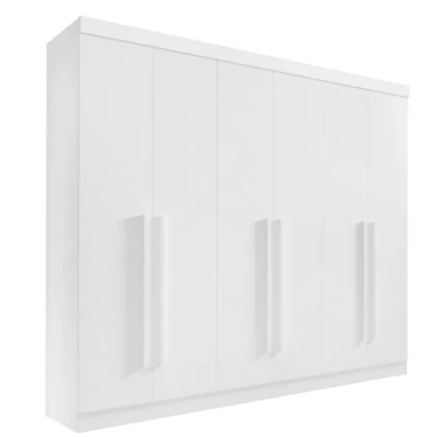 Guarda Roupa Da Vinci Plus 2m40 Branco