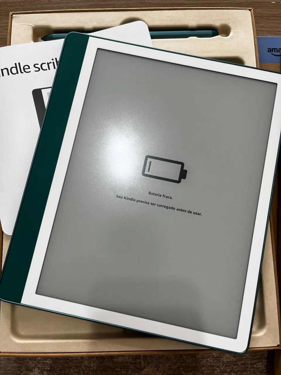 Kindle Scribe 64GB - Jade Metálico + Capa  - Foto 3