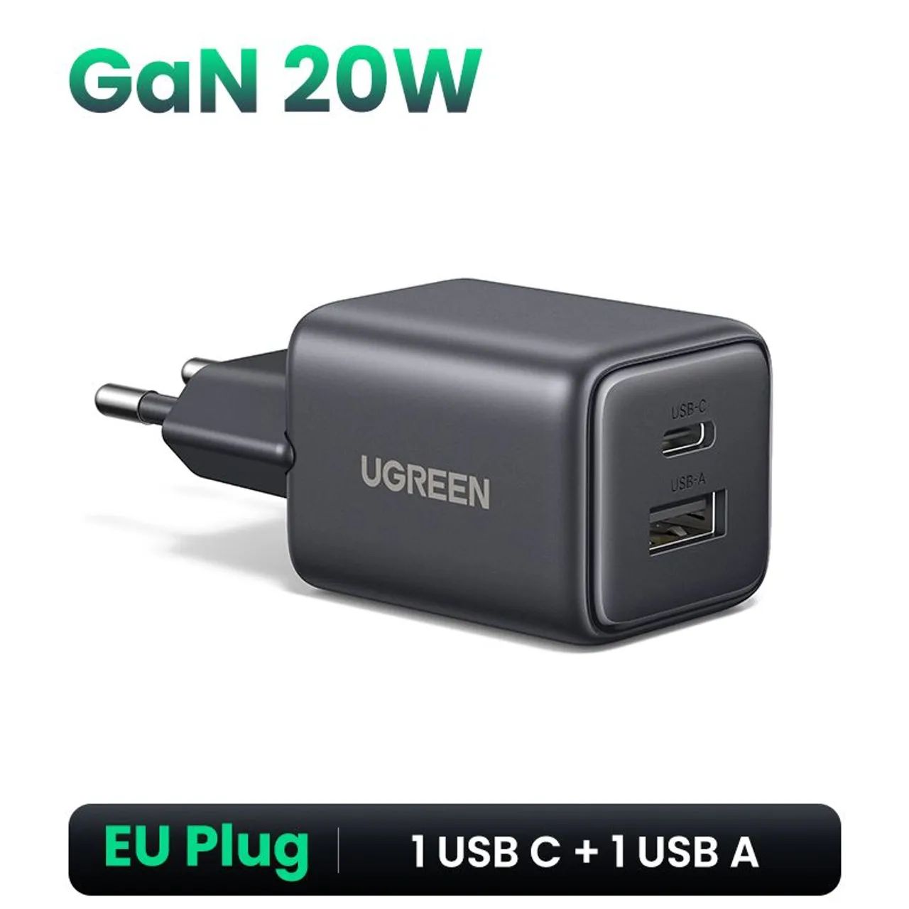 UGREEN CARREGADOR 2W 2 PORTAS 